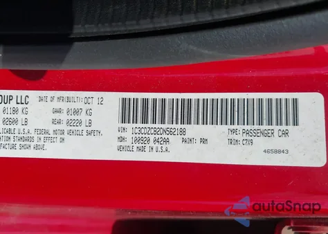 2013 Dodge Avenger Sxt from USA, damaged, VIN 1C3CDZCB2DN562188